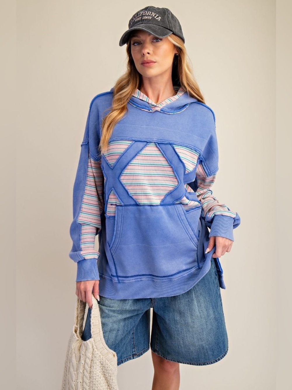 H5 New Easel Day Blue Hoodie